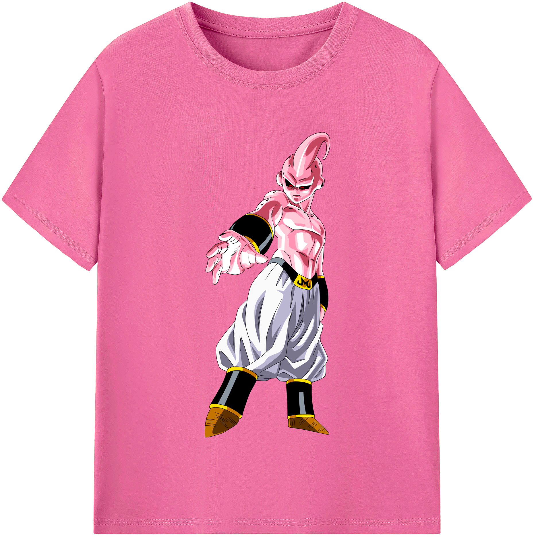 （画像用） ドラゴンボール 魔人ブウ DRAGON BALL Majin Buu レディースカジュアルプリントTシャツ（綿100％）